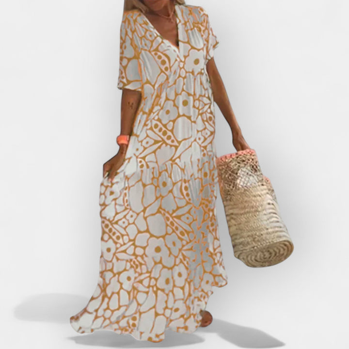 Airy Summer Dress with Pattern