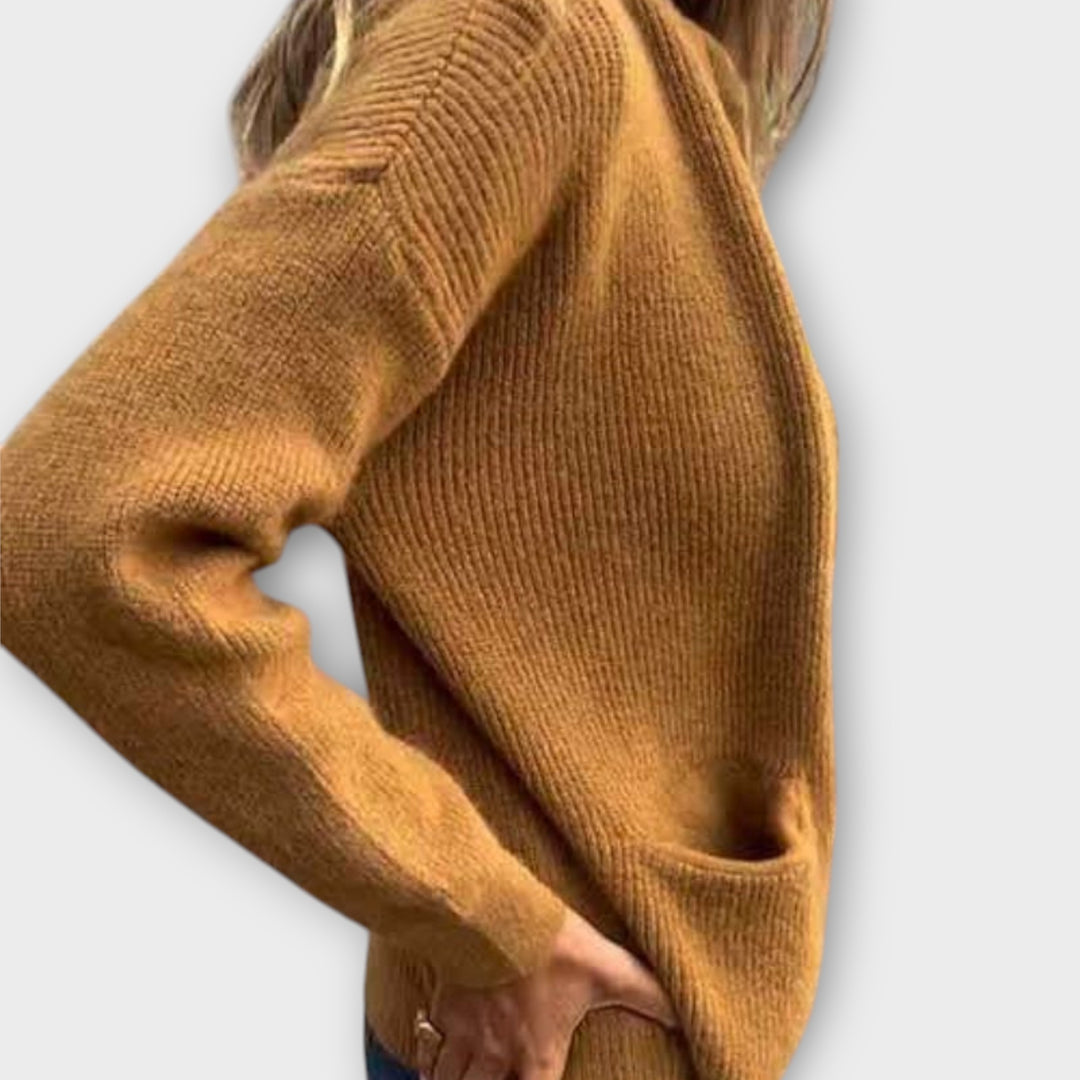 Cozy Ease Open-Front Knit Cardigan