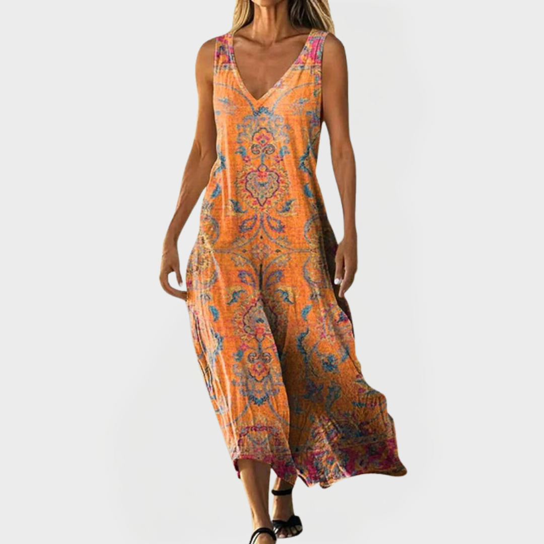 Vintage Dress with Ethnic Design