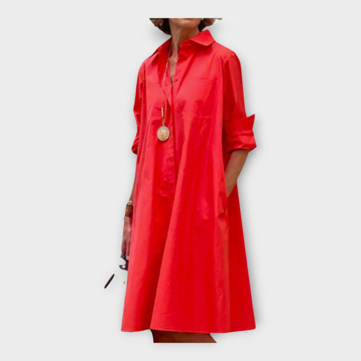 Handmade Dress with Geometric Pattern