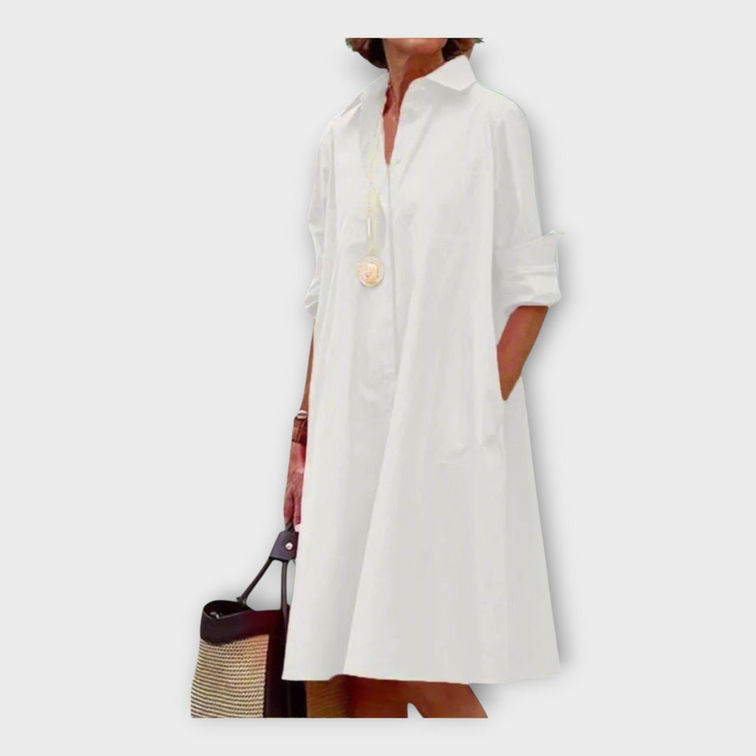 Handmade Dress with Geometric Pattern