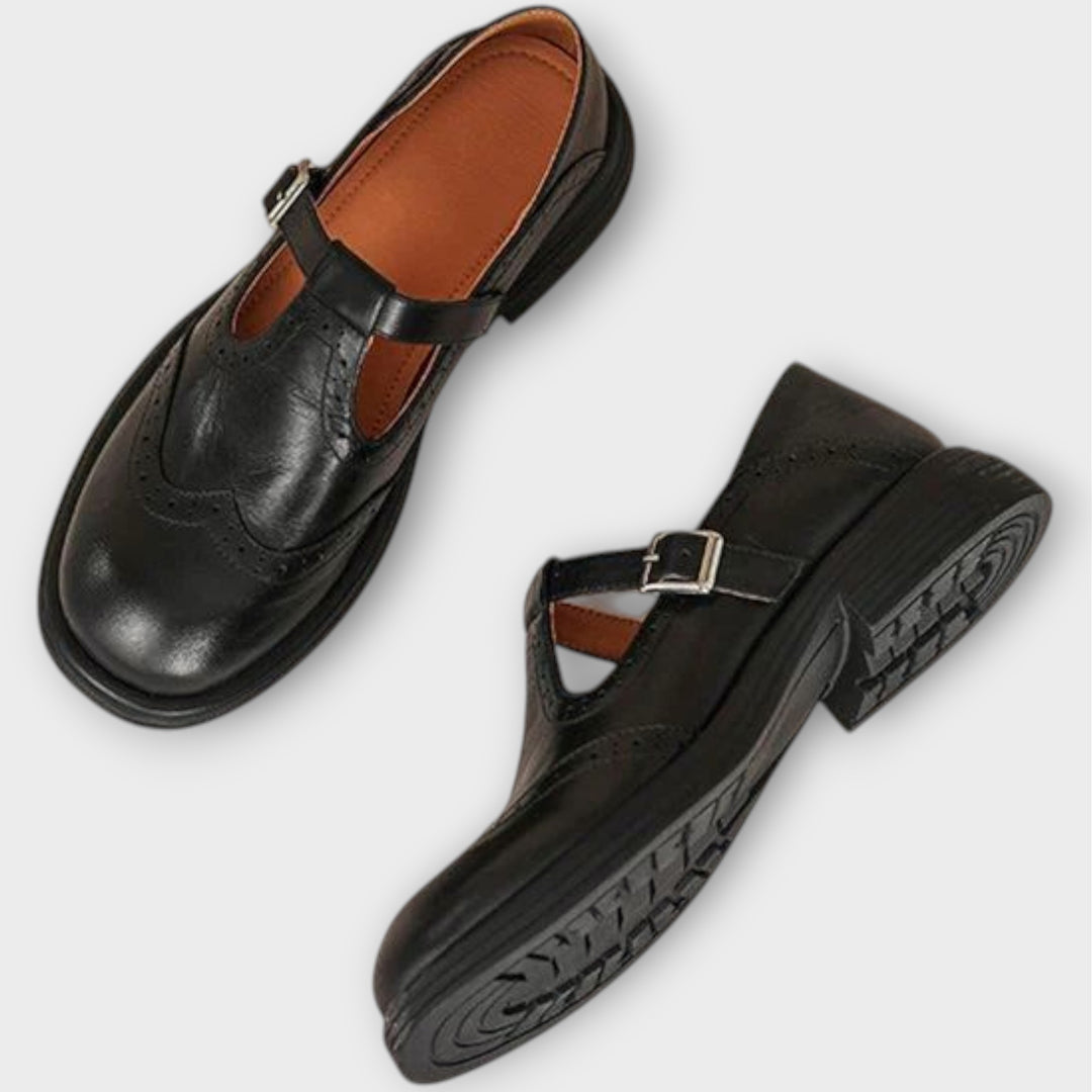 Vintage Leather Mary Jane Shoes