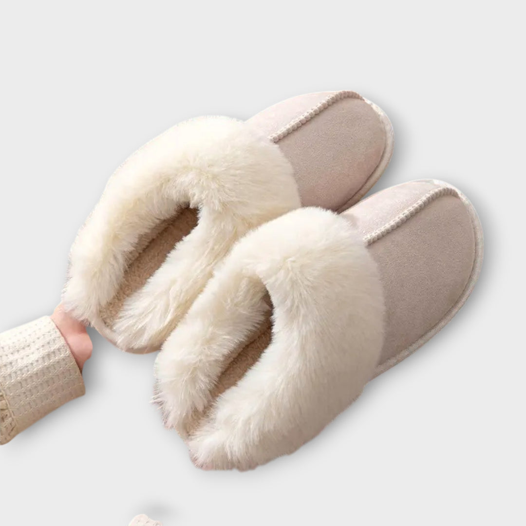 Cozy Plush-Lined Indoor Slippers