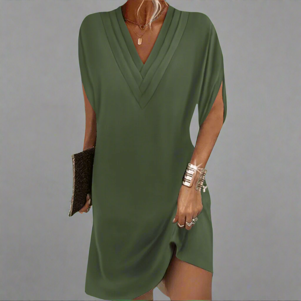 Elegant dress made from exquisite fabric