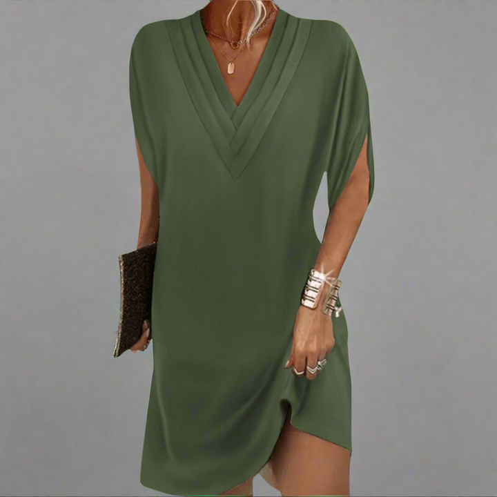 Elegant dress made from exquisite fabric