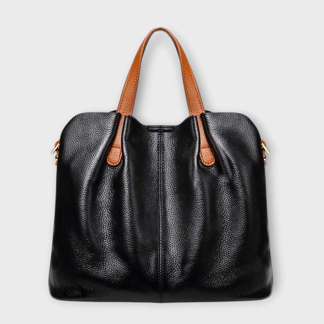 Genuine Leather Tote Handbag