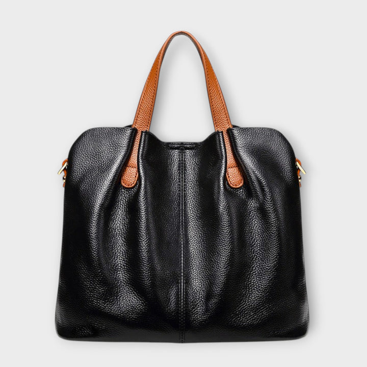 Genuine Leather Tote Handbag