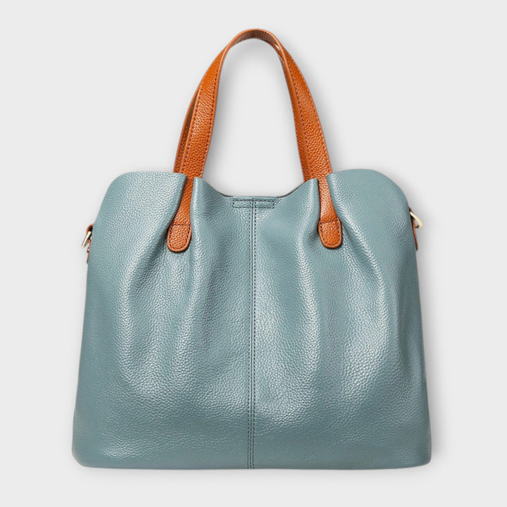 Genuine Leather Tote Handbag