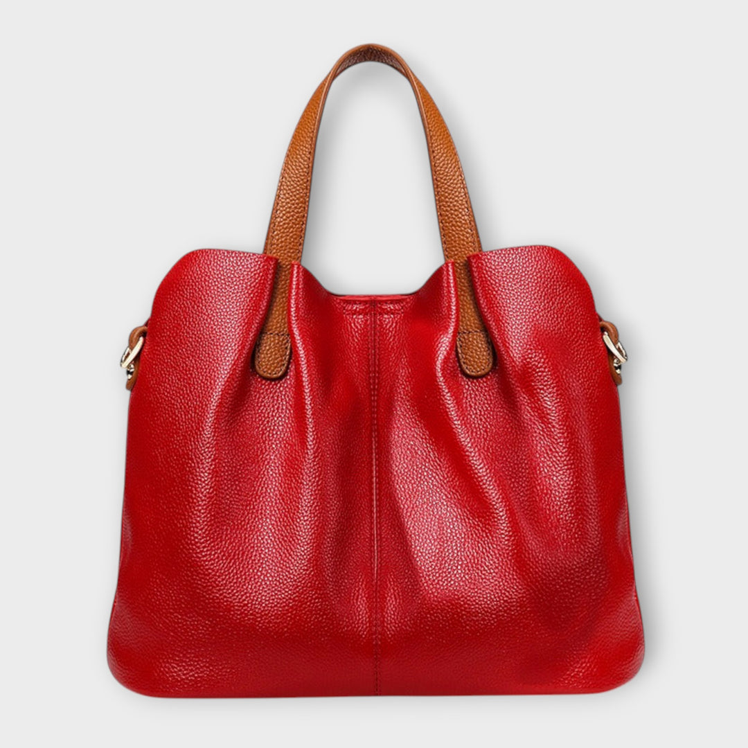 Genuine Leather Tote Handbag