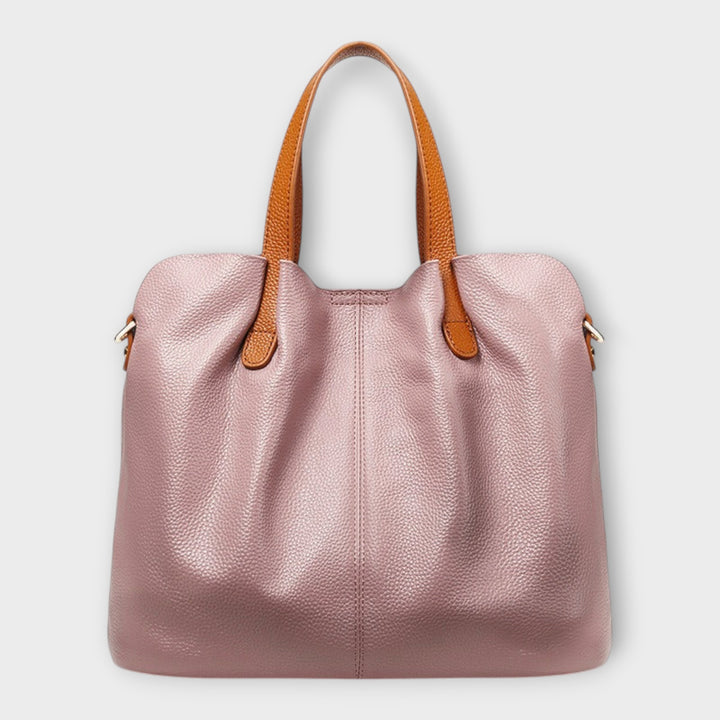 Genuine Leather Tote Handbag