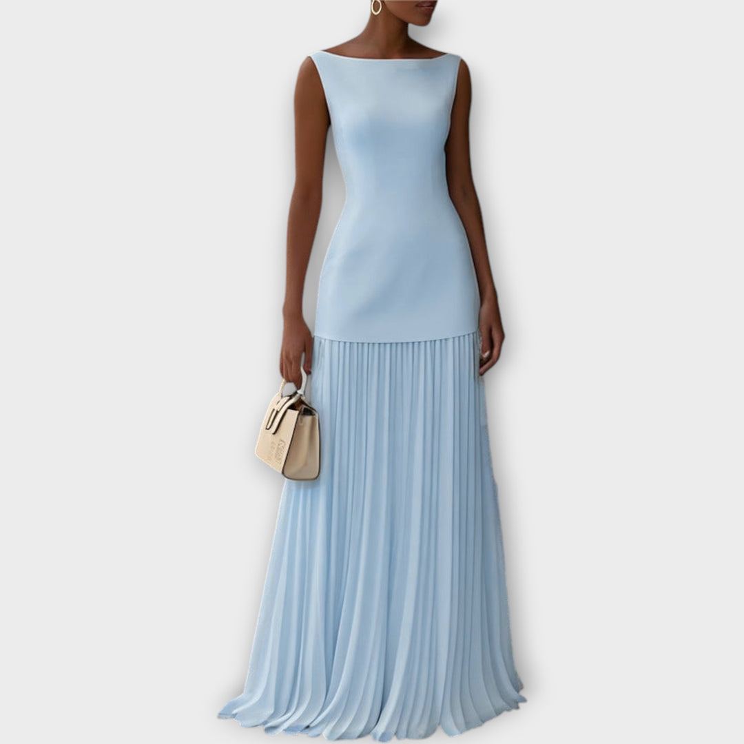 Serena  Pleated Maxi Dress