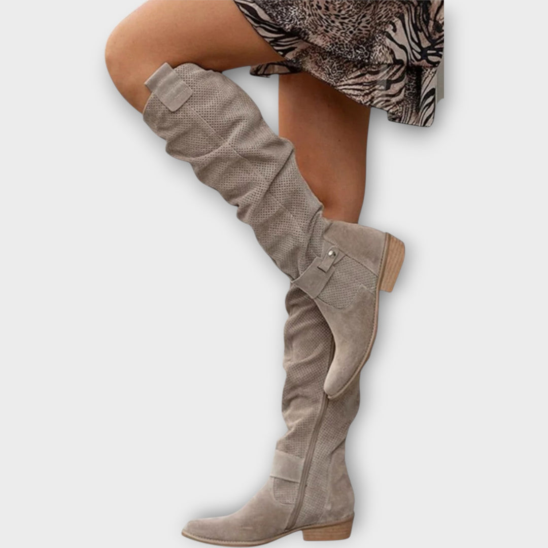 Chic Comfort Knee-High Slouch Boots