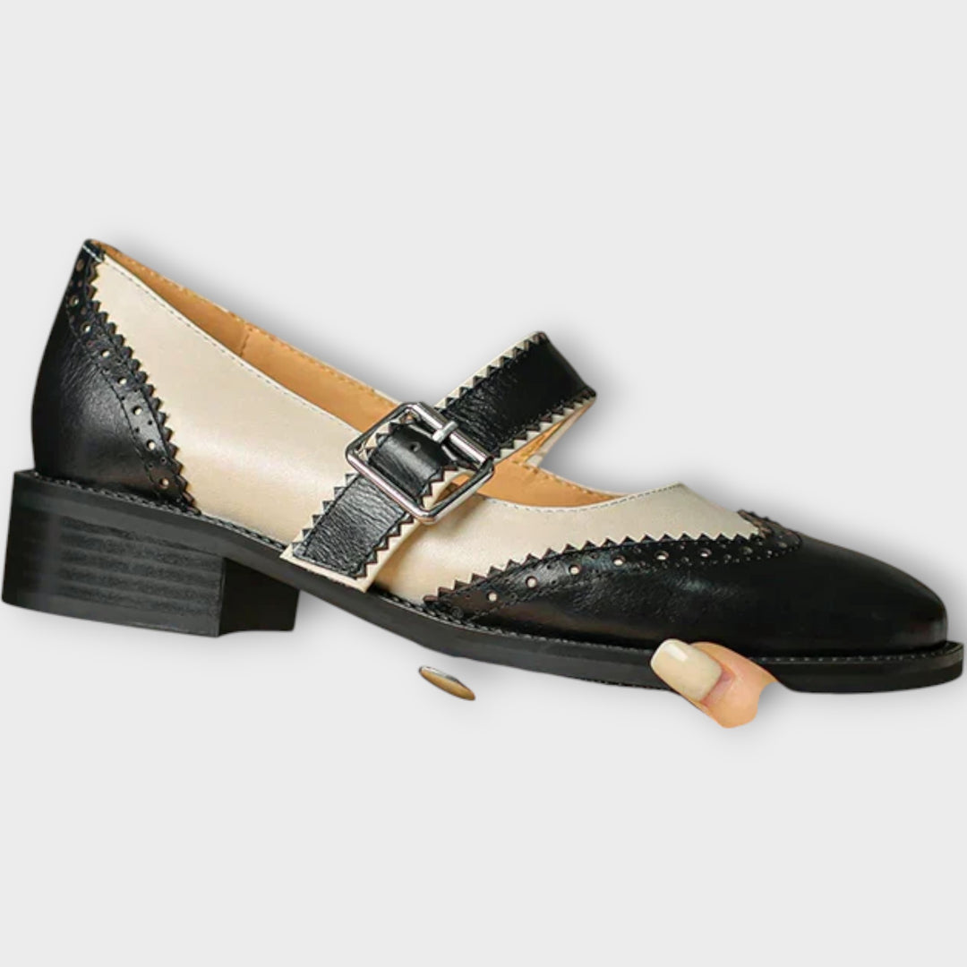 Leather Mary Janes