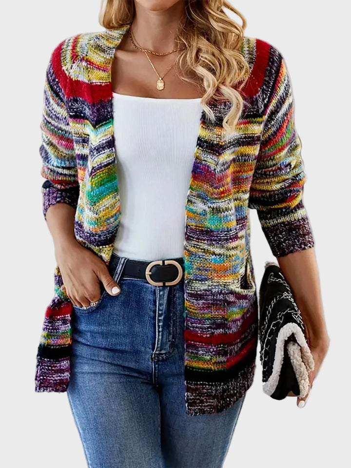 Multicolored Knitted Gilet