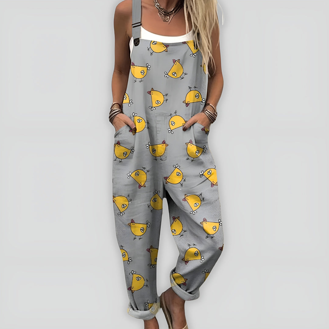 Comfortable and Stylish Overall with Relaxed Fit
