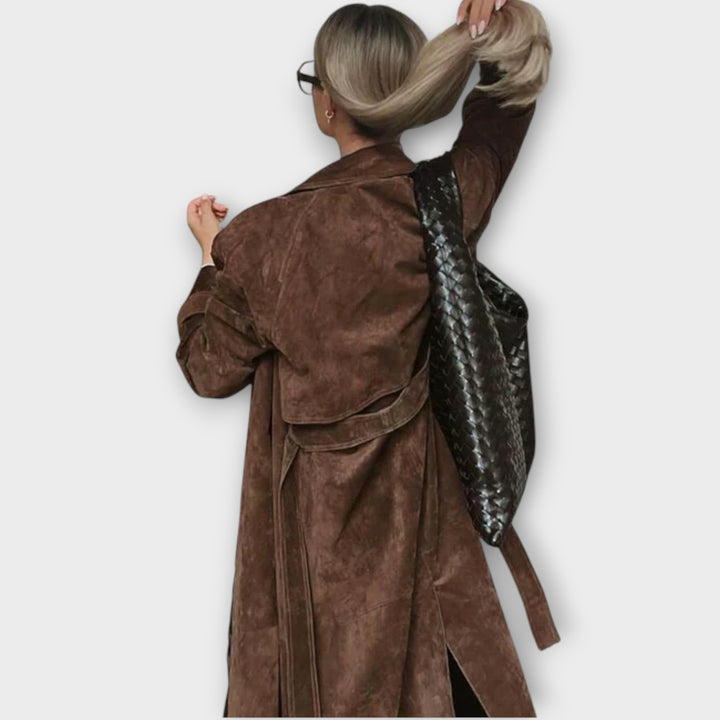 Couture Suede Trenchcoat
