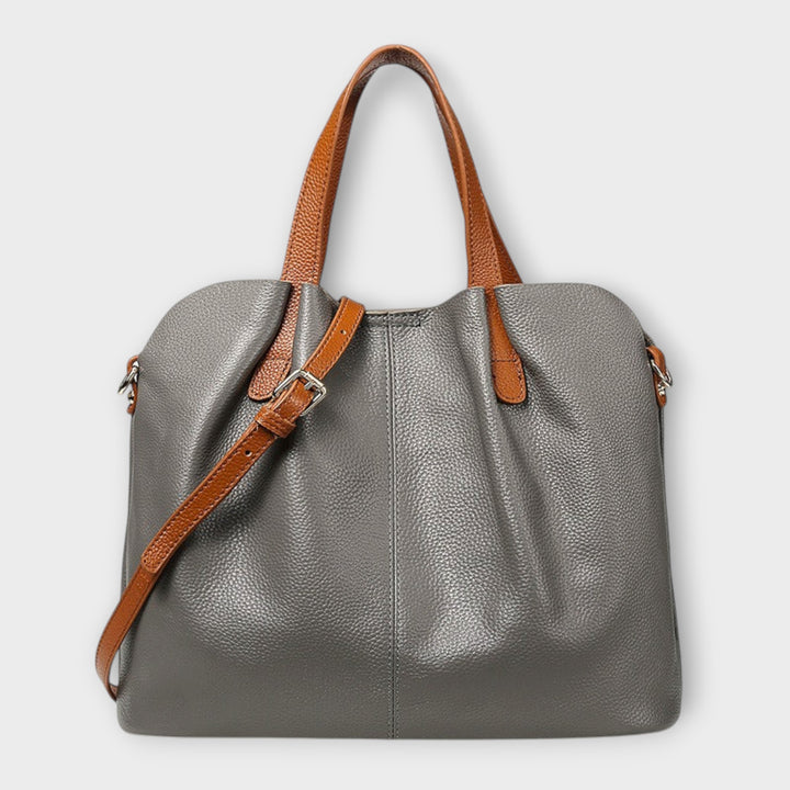 Genuine Leather Tote Handbag