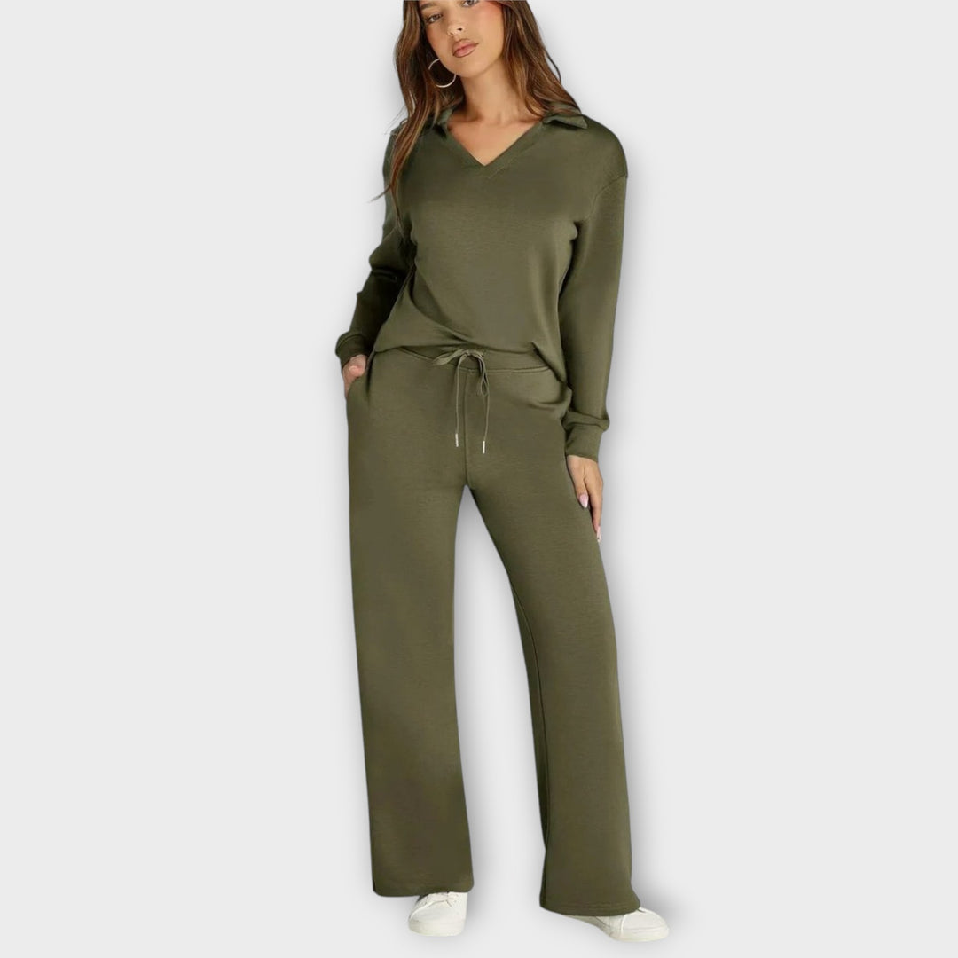 Effortless Comfort Wide-Leg Lounge Set