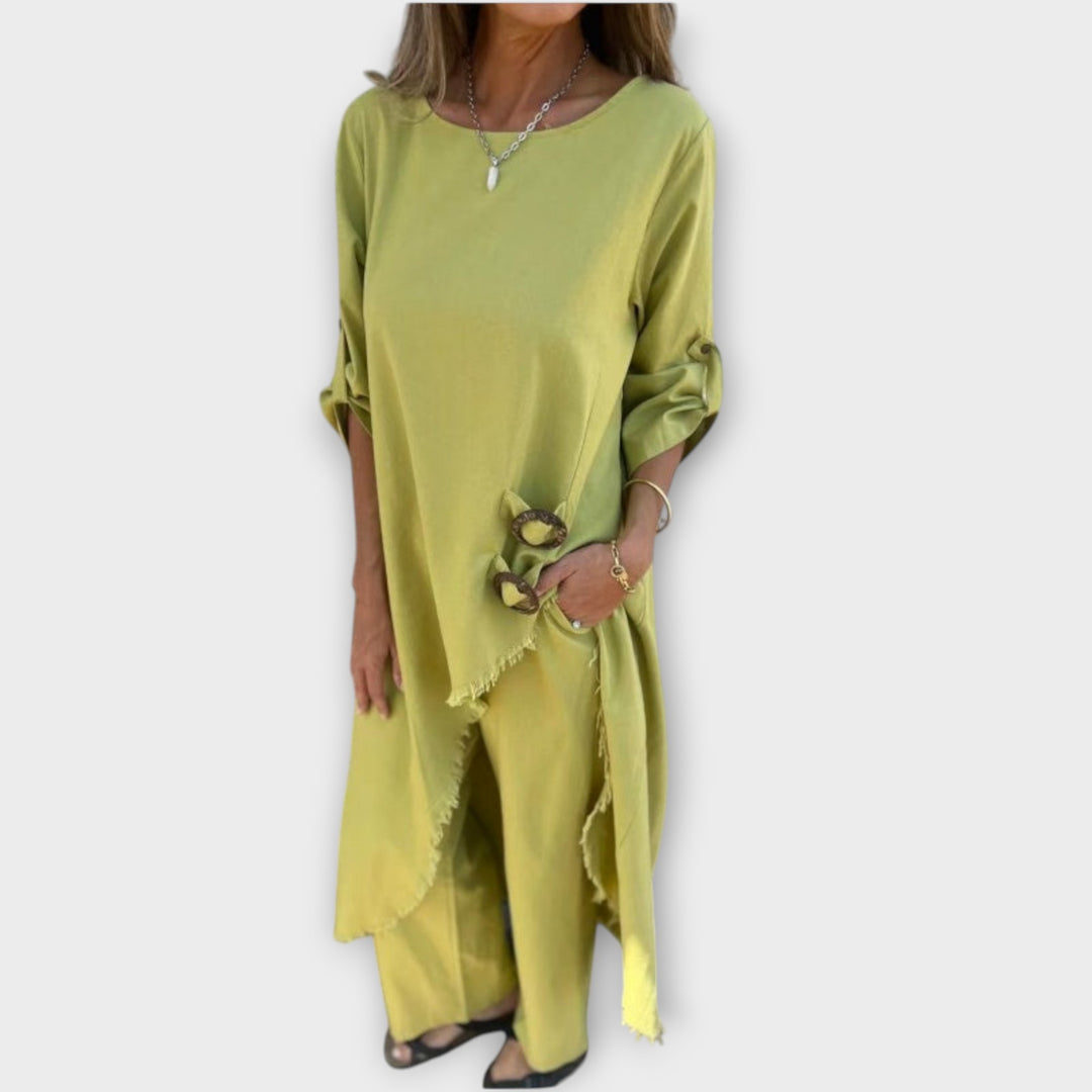 Effortless Relaxed Fit Midi Dress