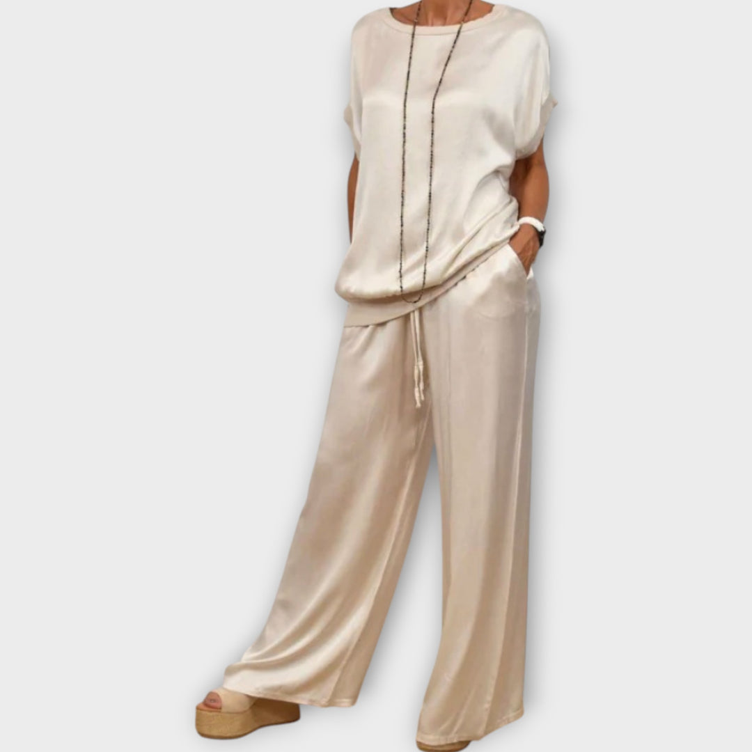 Satin Luxe Two-Piece Set