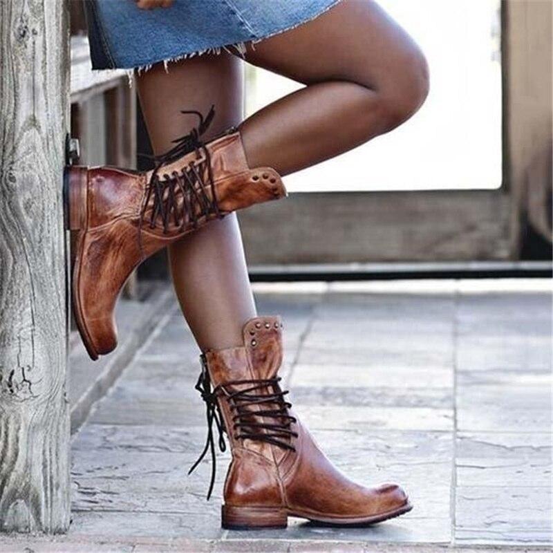 Alma | Leather Lace-up Boots