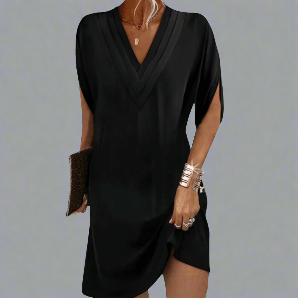 Elegant dress made from exquisite fabric