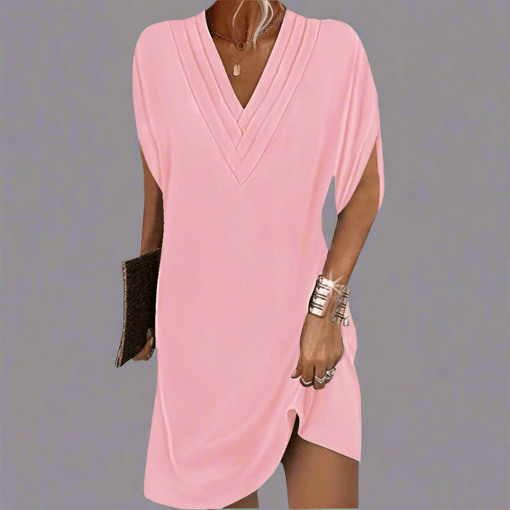 Elegant dress made from exquisite fabric