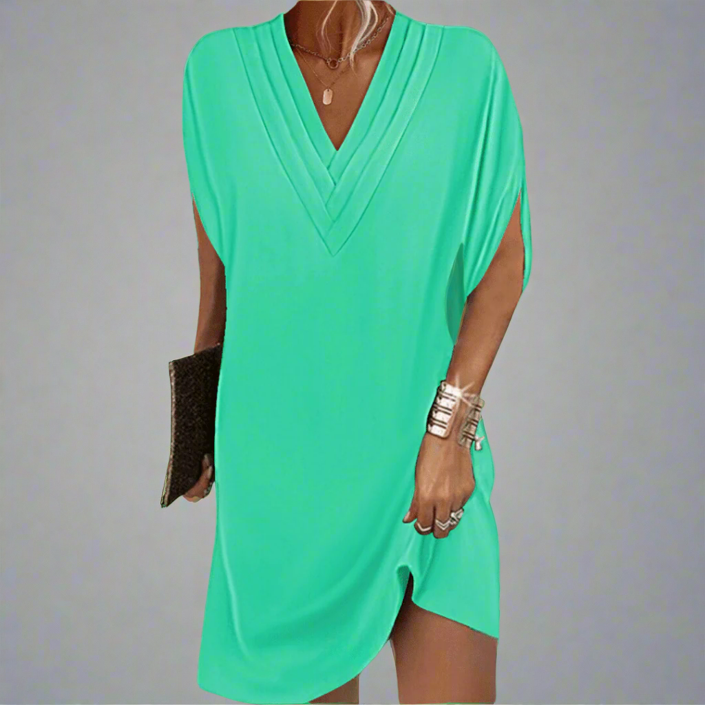 Elegant dress made from exquisite fabric