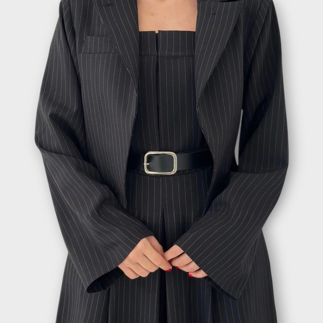 Sophisticated Ease Wide-Leg Pantsuit Set