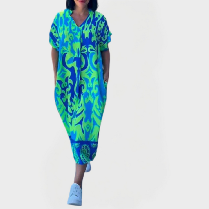 Elegant Dress with Pockets