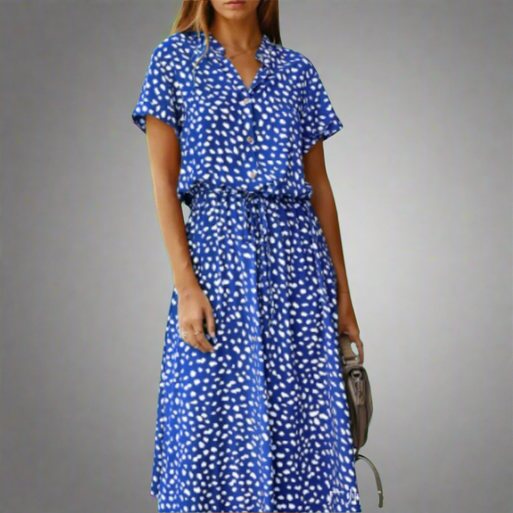 Summer Dress Made from Exquisite Fabric