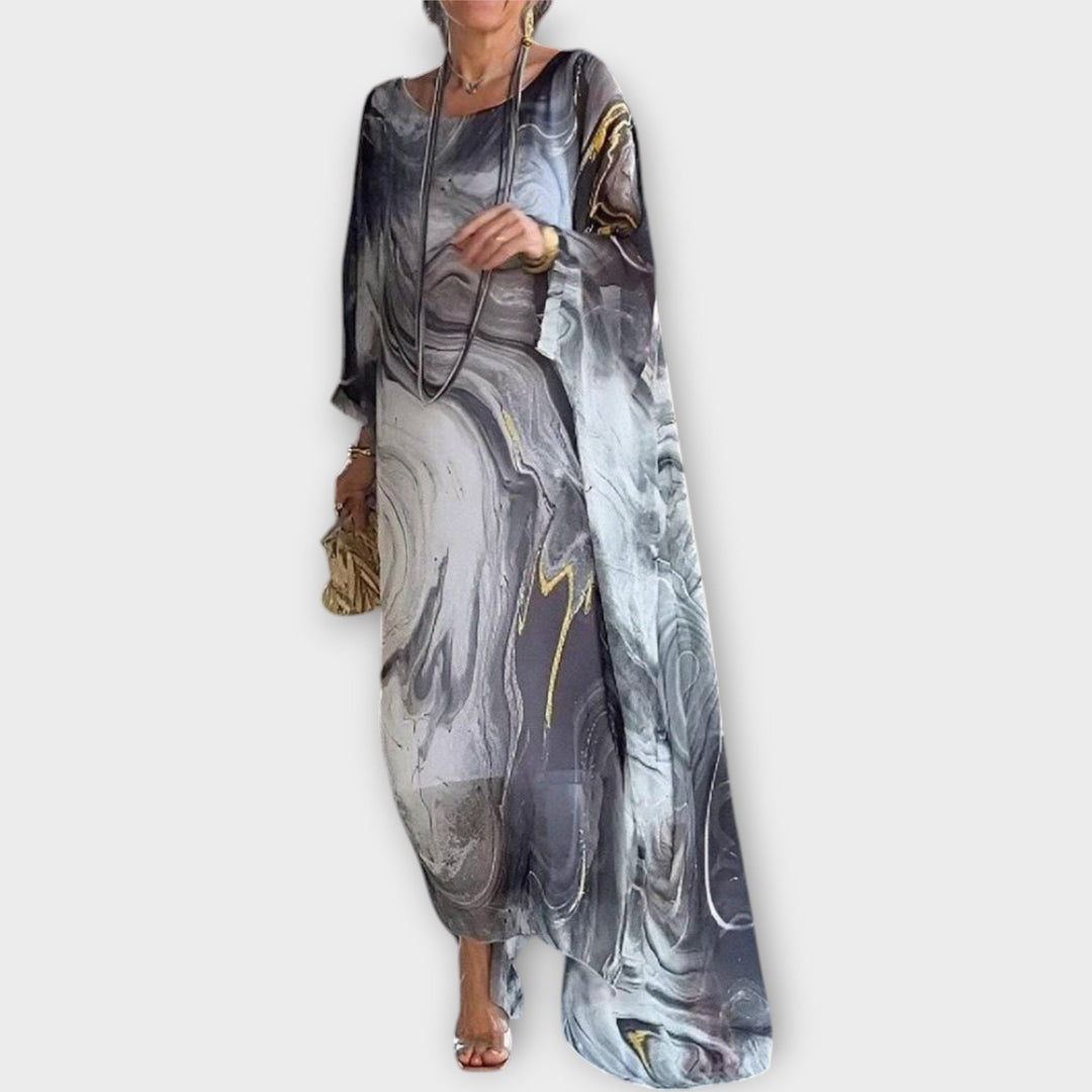 Maxi Kaftan with Sheer Texture