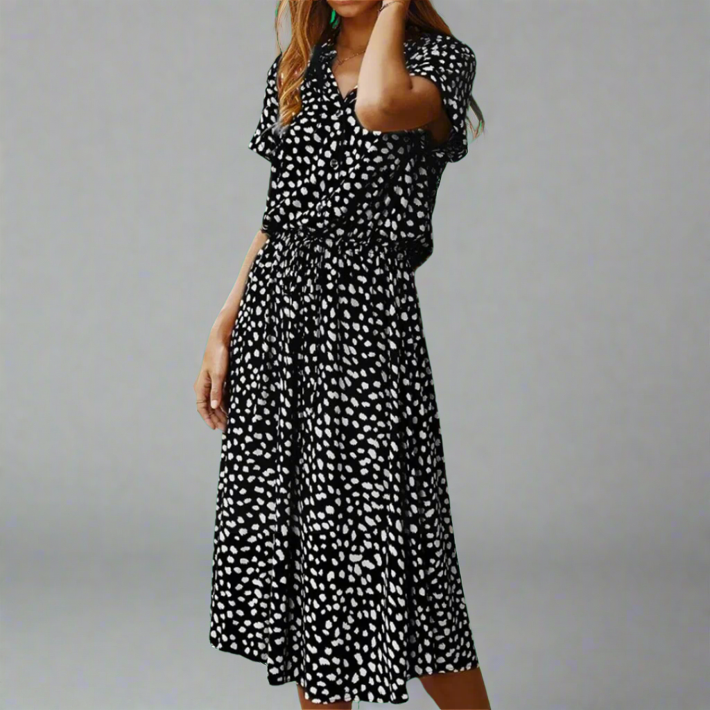 Summer Dress Made from Exquisite Fabric