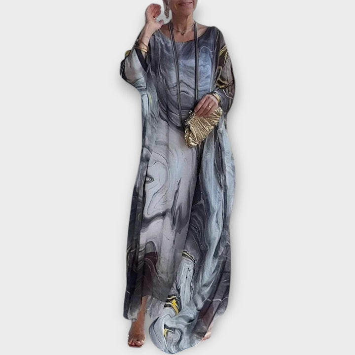 Maxi Kaftan with Sheer Texture