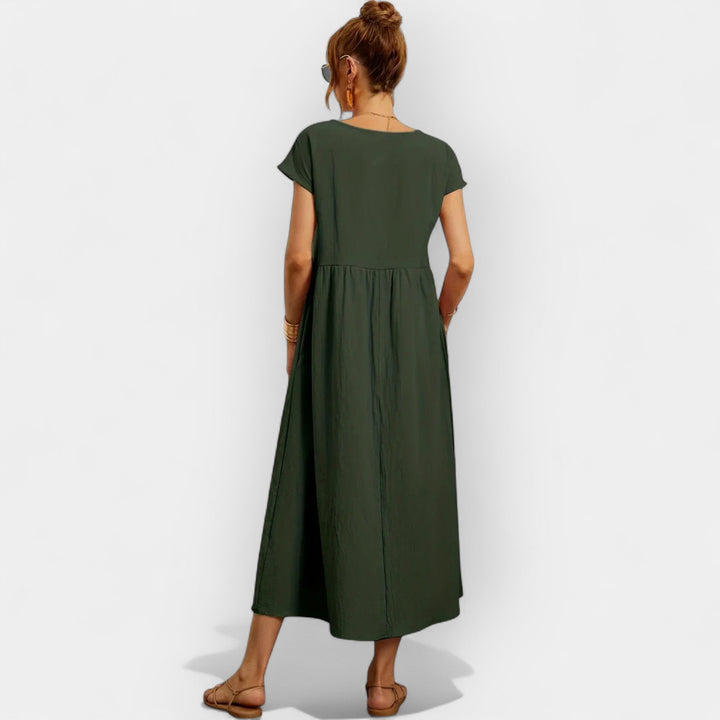 Light Cotton Dress with Pockets