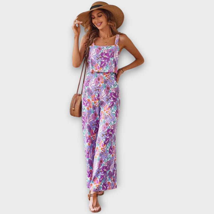 Sandra™ - Floral Wide-leg Jumpsuit