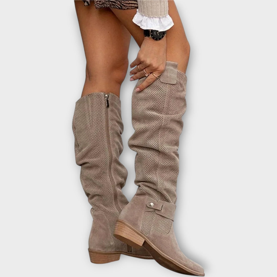 Chic Comfort Knee-High Slouch Boots