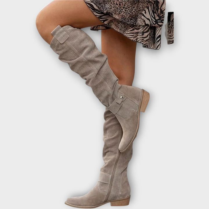 Chic Comfort Knee-High Slouch Boots
