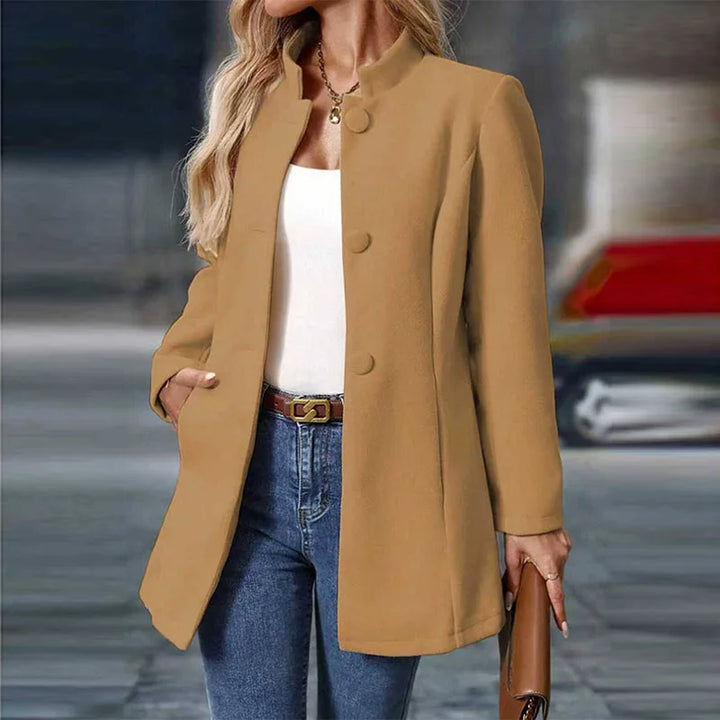 Manteau long en laine tout-en-un pour femme, version coréenne, design de niche, de haute qualité, nouvelle collection automne et hiver