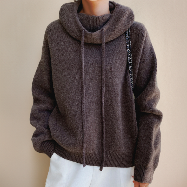 Jasmine | Warm Knit Hoodie