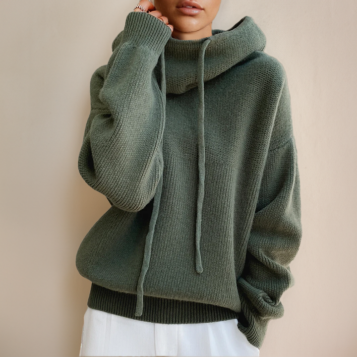 Jasmine | Warm Knit Hoodie