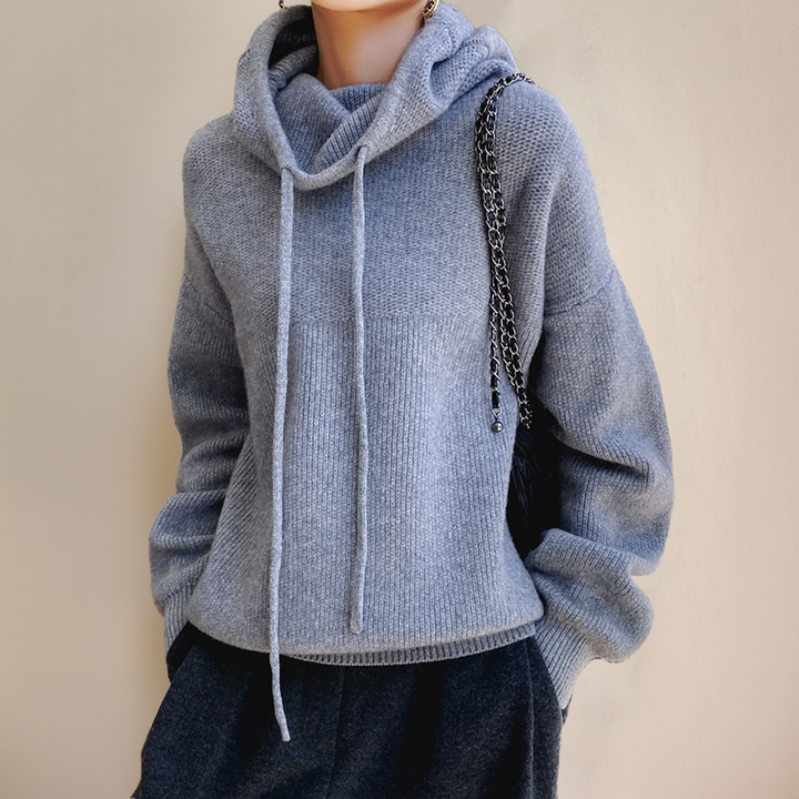 Jasmine | Warm Knit Hoodie