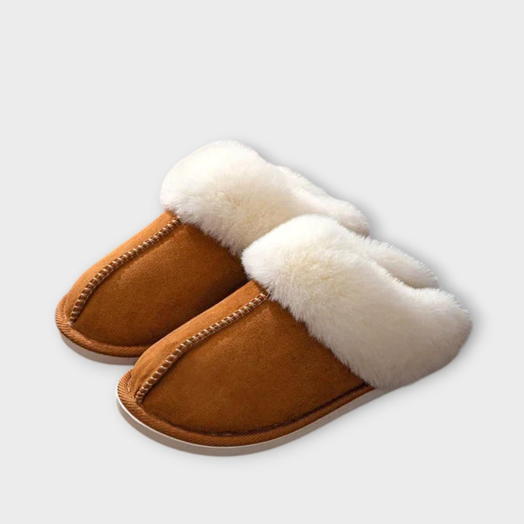 Cozy Plush-Lined Indoor Slippers
