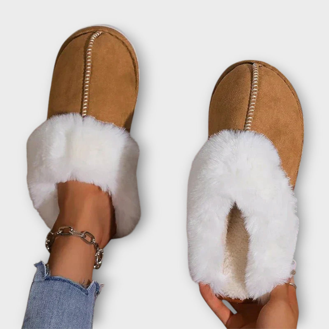 Cozy Plush-Lined Indoor Slippers