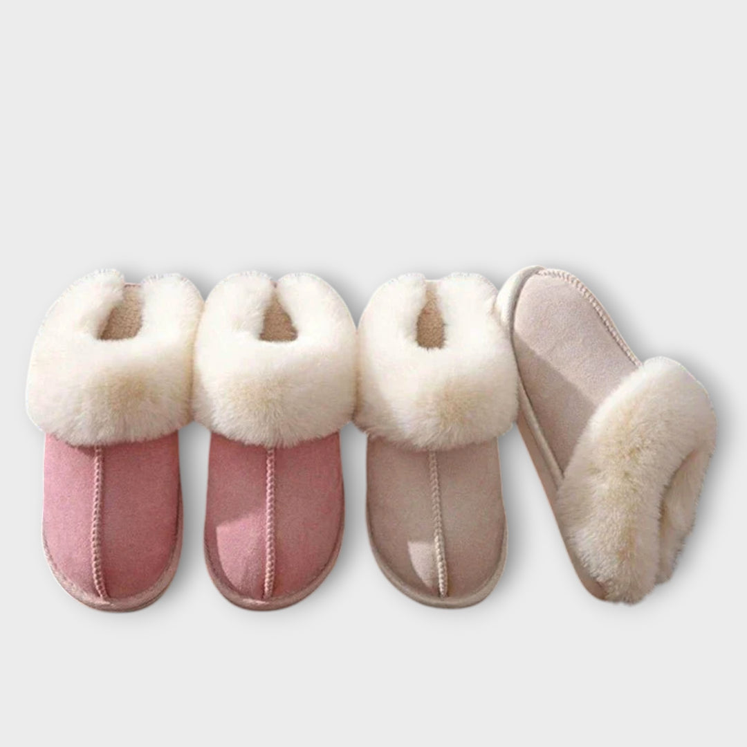 Cozy Plush-Lined Indoor Slippers