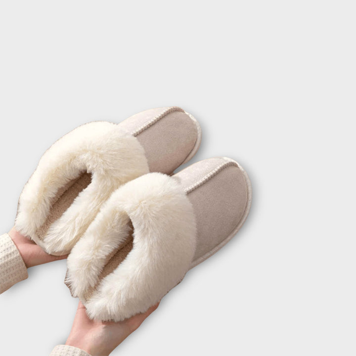 Cozy Plush-Lined Indoor Slippers