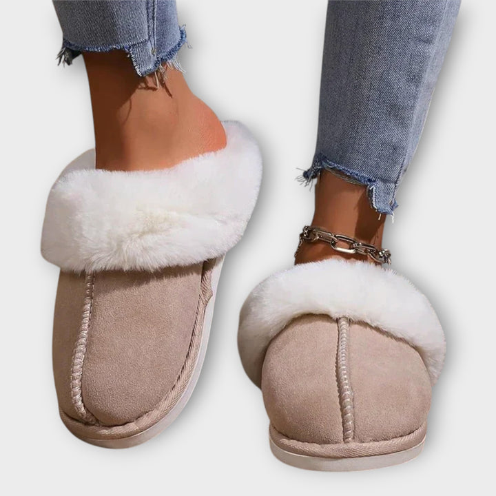 Cozy Plush-Lined Indoor Slippers