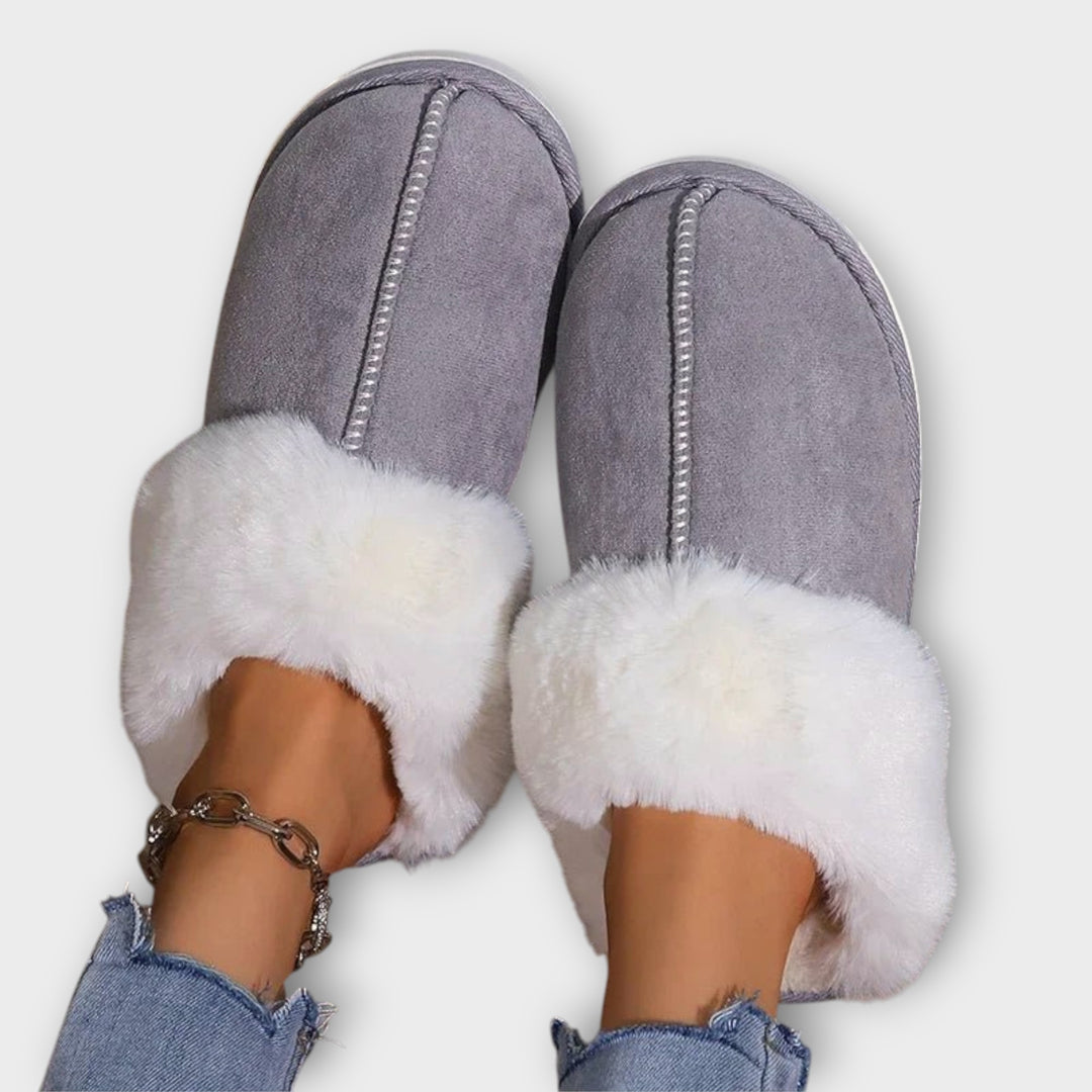 Cozy Plush-Lined Indoor Slippers