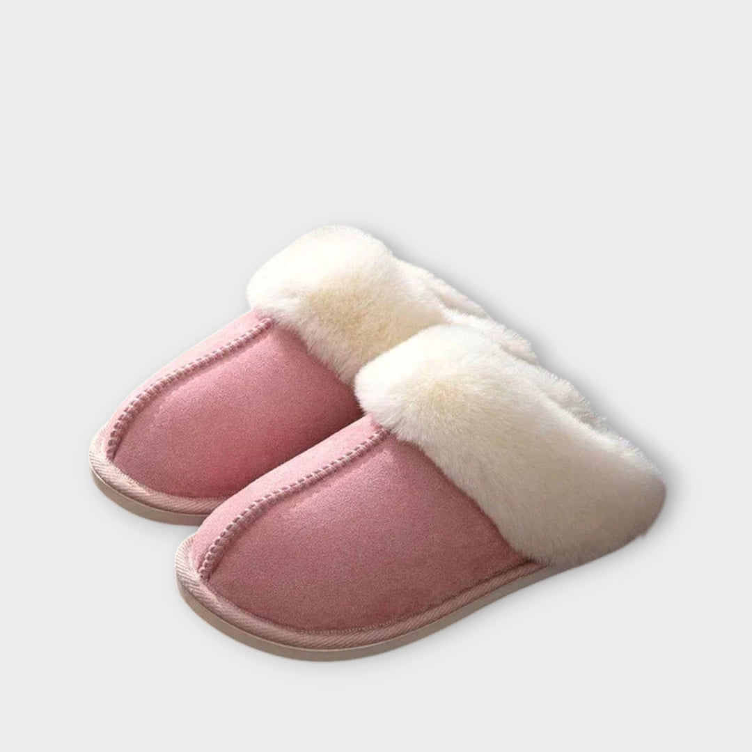 Cozy Plush-Lined Indoor Slippers
