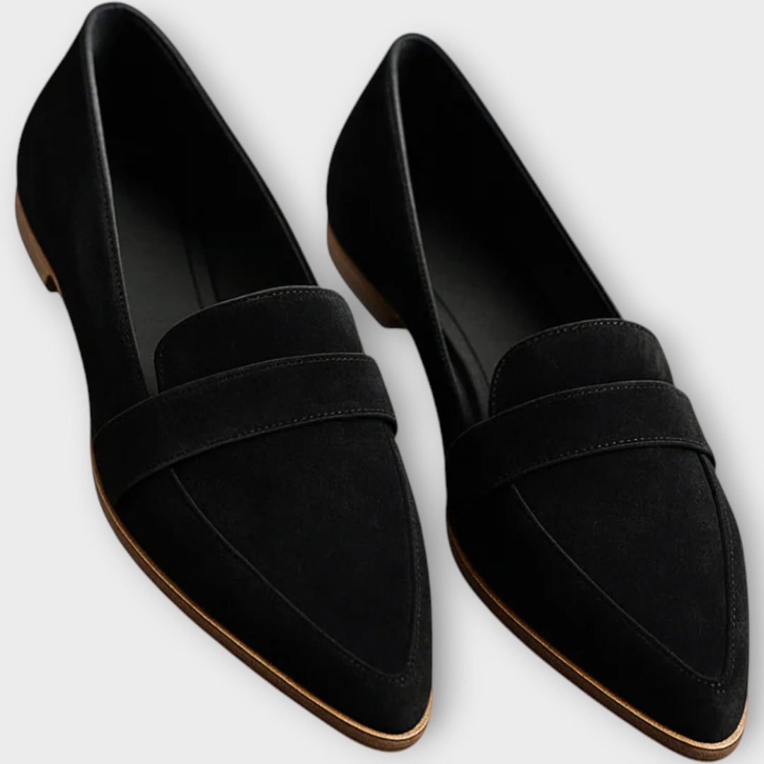 Classic Pointed-Toe Slip-On Loafers